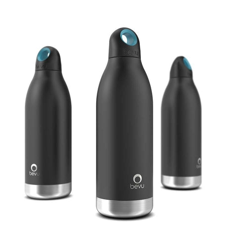 Bevu® Insulated Bottle Black - Luminous Bear Shop