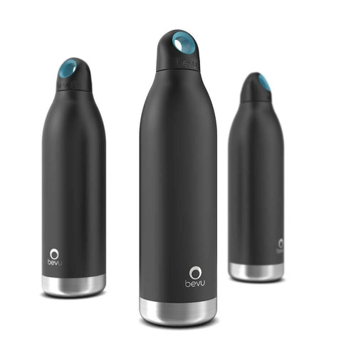 Bevu® Insulated Bottle Black - Luminous Bear Shop