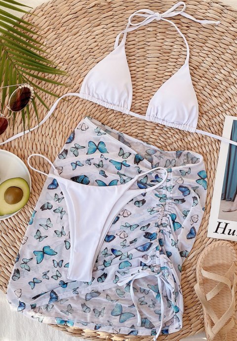 Seaside Mesh 3 Piece Swimsuit
