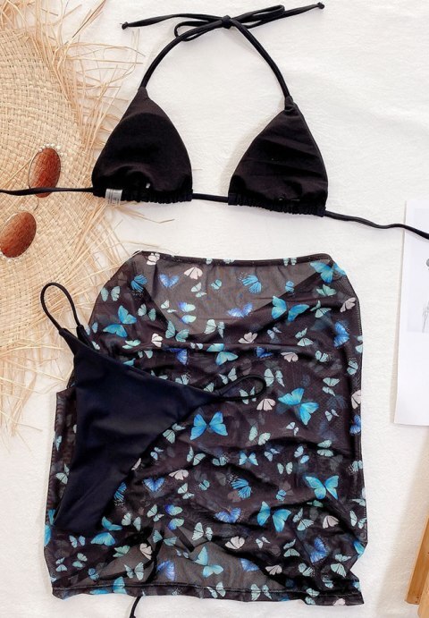 Seaside Mesh 3 Piece Swimsuit