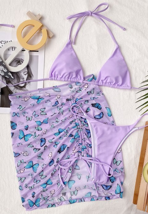 Seaside Mesh 3 Piece Swimsuit