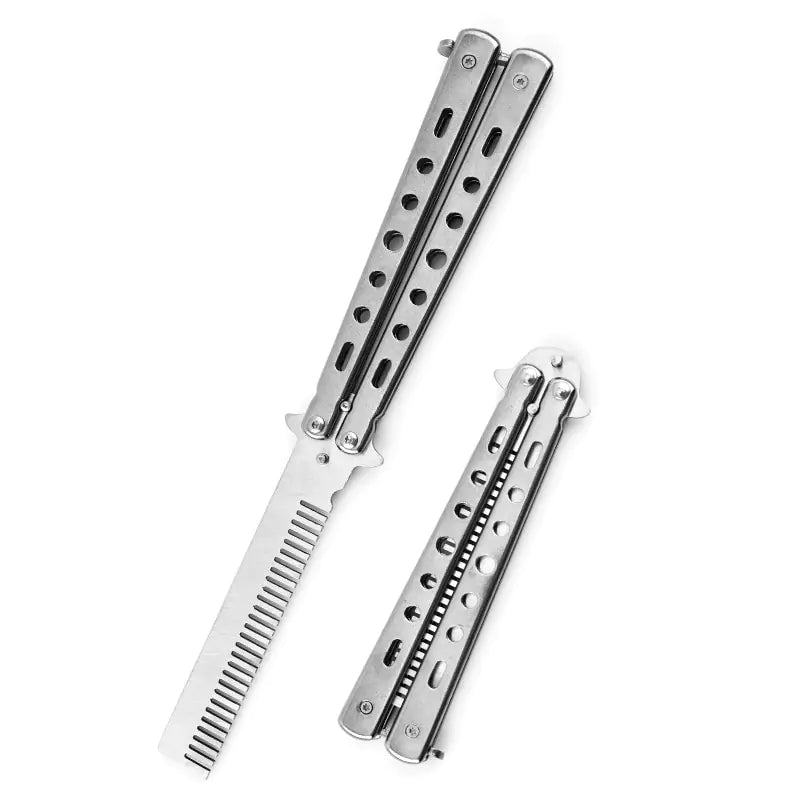 Foldable Stainless Steel Comb - Luminous Bear Shop