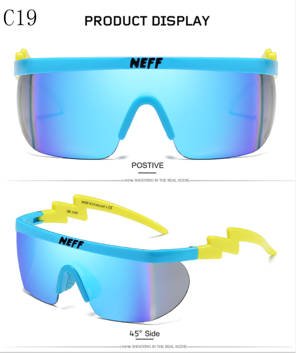 New Fashion Brand Neff Sunglasses Vintage Sun Glasses Coating Eyewear Driving Men/Women Oculos De Sol - Luminous Bear Shop