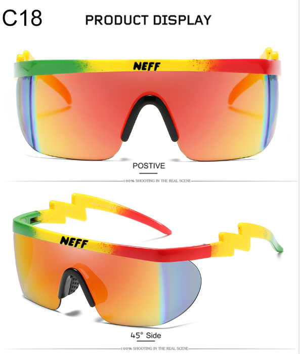 New Fashion Brand Neff Sunglasses Vintage Sun Glasses Coating Eyewear Driving Men/Women Oculos De Sol - Luminous Bear Shop