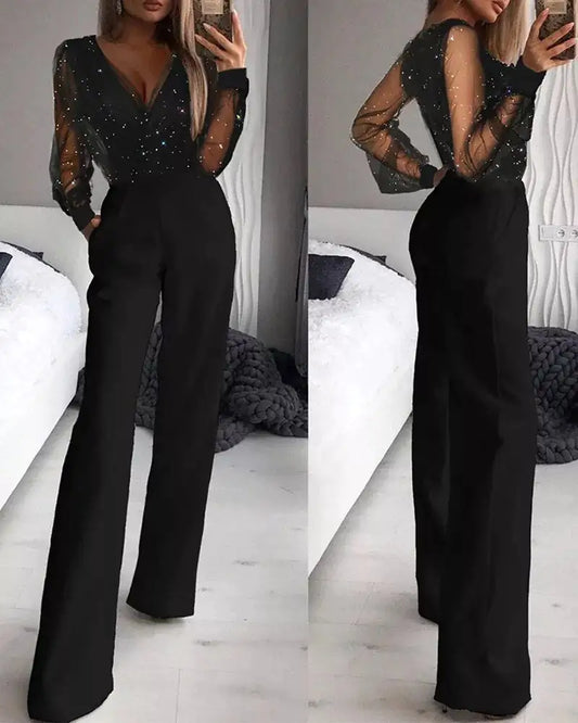 Jumpsuit Office Lady Elegant Suits - Luminous Bear Shop