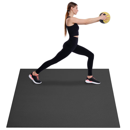 VEVOR Exercise Mat, Non Slip High Density Premium Yoga Mat, Exercise Yoga Mat for Men & Women, Fitness & Exercise Mat with Bag & Carry Strap, for All Types of Home Yoga, Pilate & Floor Workout (6x4ft)