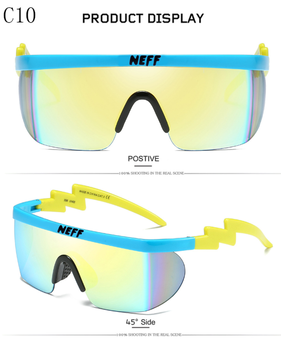 New Fashion Brand Neff Sunglasses Vintage Sun Glasses Coating Eyewear Driving Men/Women Oculos De Sol - Luminous Bear Shop