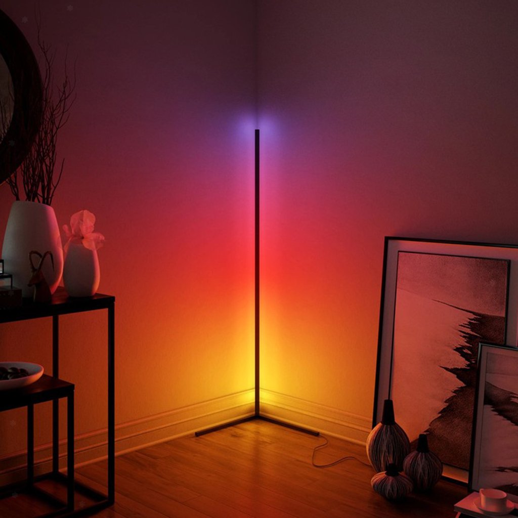 RGBCW Corner Floor Lamp - Luminous Bear Shop