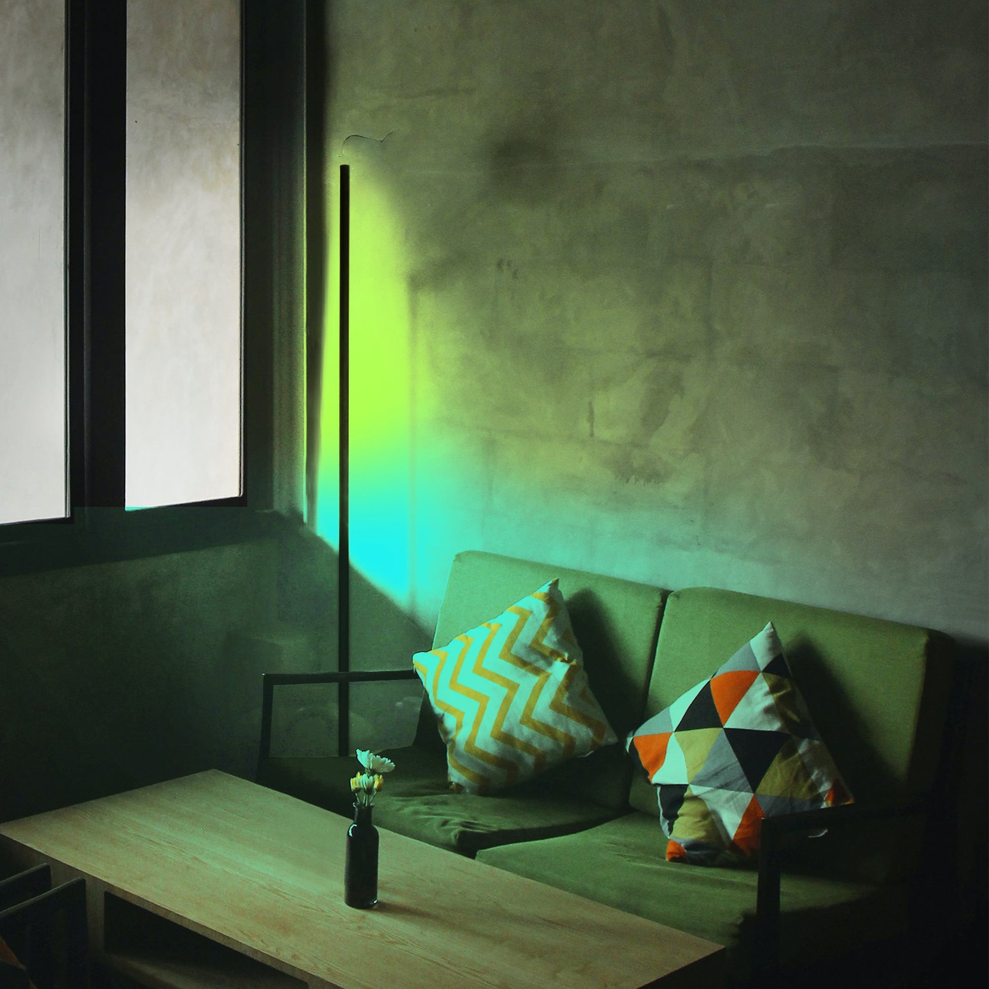 RGBCW Corner Floor Lamp - Luminous Bear Shop