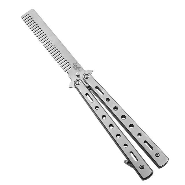 Foldable Stainless Steel Comb - Luminous Bear Shop