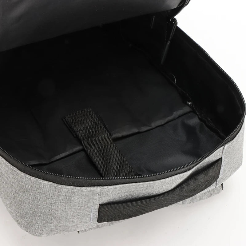 Modern 3-in-1 Waterproof Laptop Backpack Set, Black and Navy Blue, Multi-Compartment Computer Rucksack with Detachable Pouches, Casual Business Travel Bag