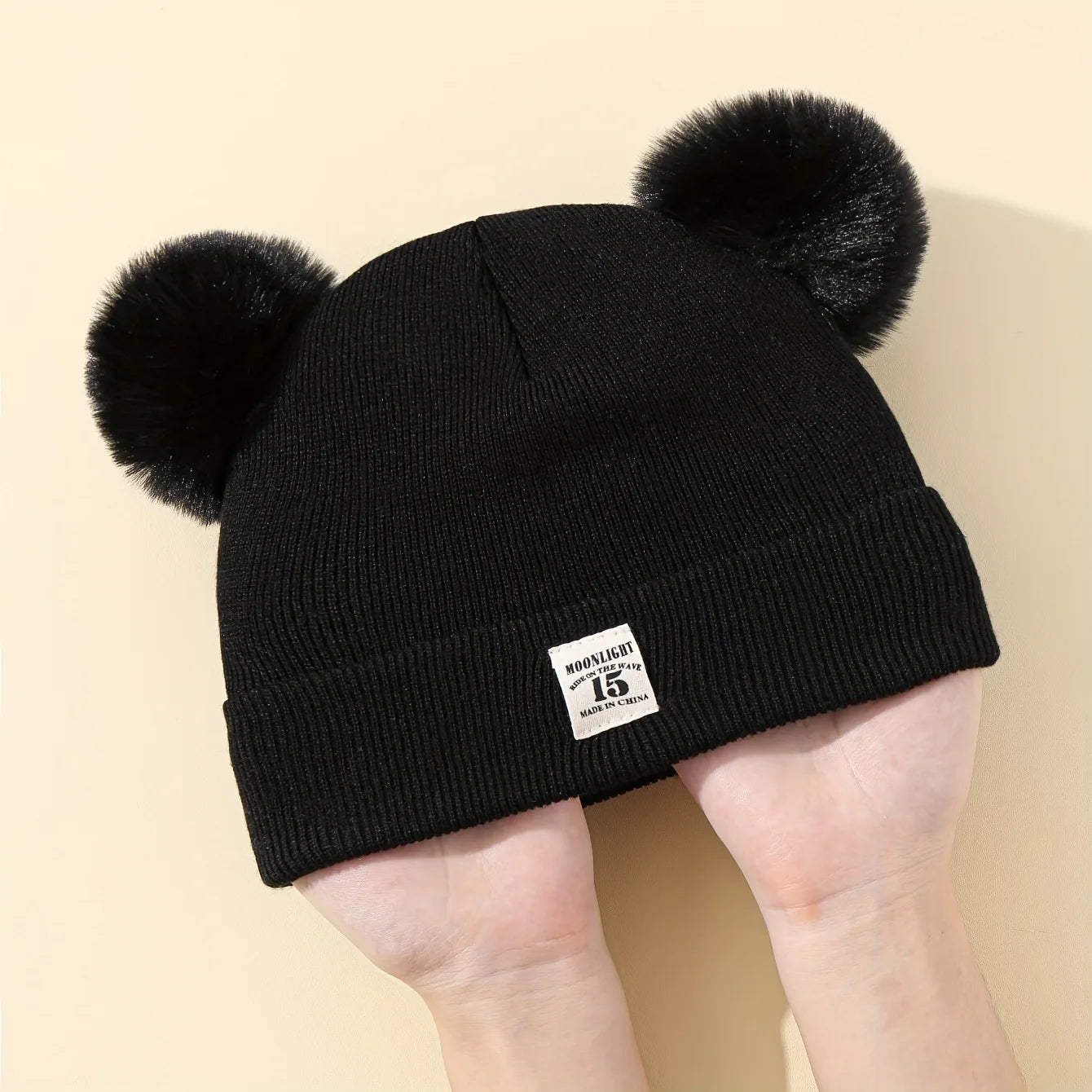 Autumn & Winter Baby Hat – Double-Layered Warm Beanie for Newborns (0–12 Months)