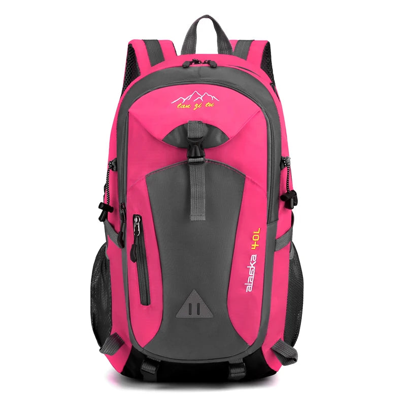 40L Hiking Backpack for Men & Women – Lightweight Outdoor Travel Daypack, Waterproof Camping Backpack with Multiple Compartments, Durable Sports & School Bag