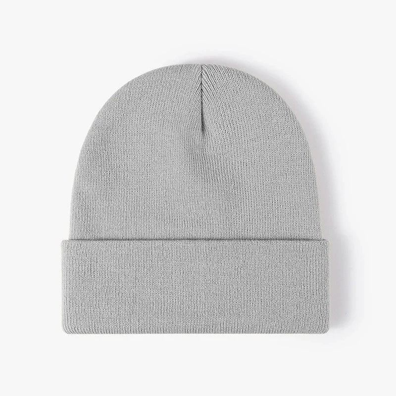 Warm Knit Beanie Hat – Stretchy, Cuffed, and Comfortable for All Ages