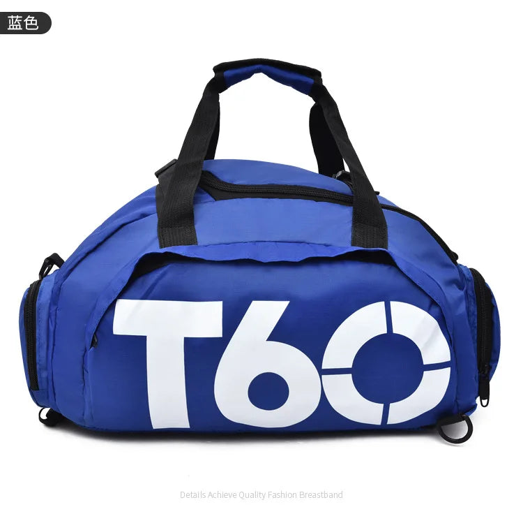 Multifunctional Waterproof Gym Duffel Bag – Large Travel Sports Backpack with Shoe Compartment