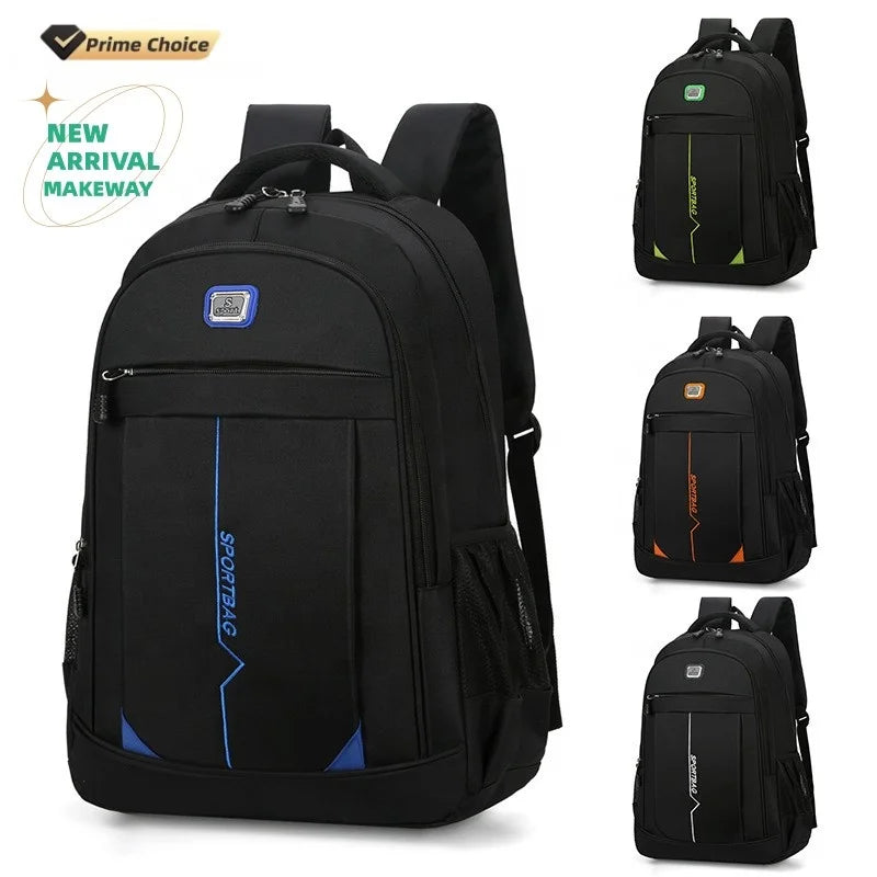 Large Capacity Waterproof Laptop Backpack – School, Travel & Business Bag