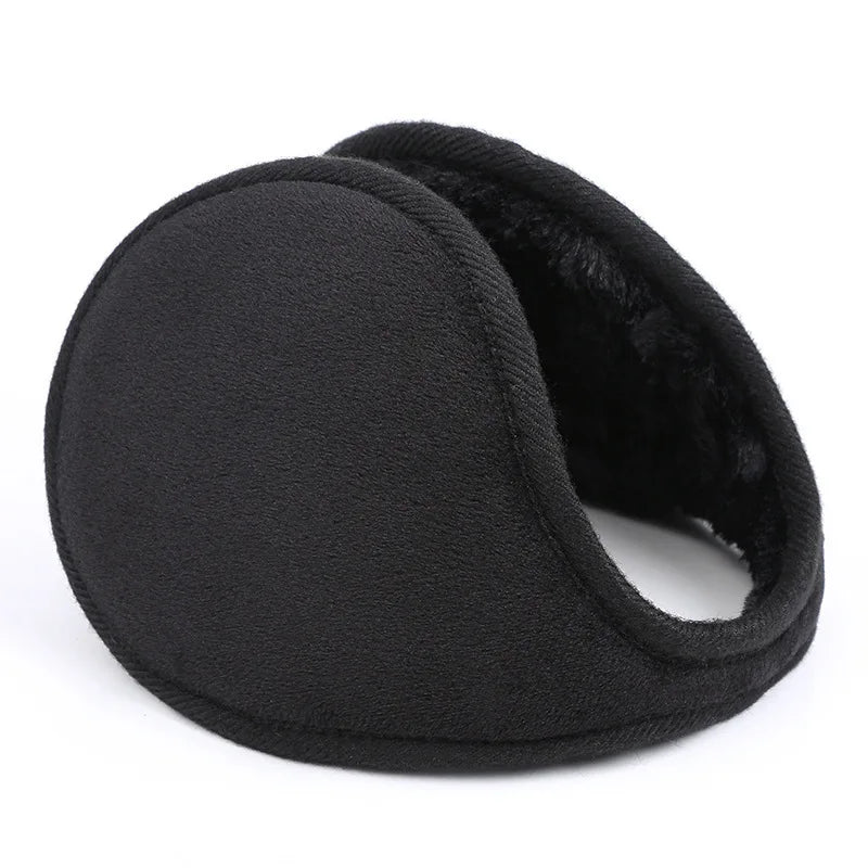 Foldable Winter Earmuffs – Soft Fleece Ear Warmers for Cold Weather, Unisex Design