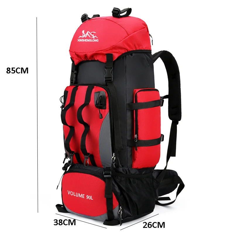 90L Large Capacity Outdoor Backpack – Built for Extended Adventures