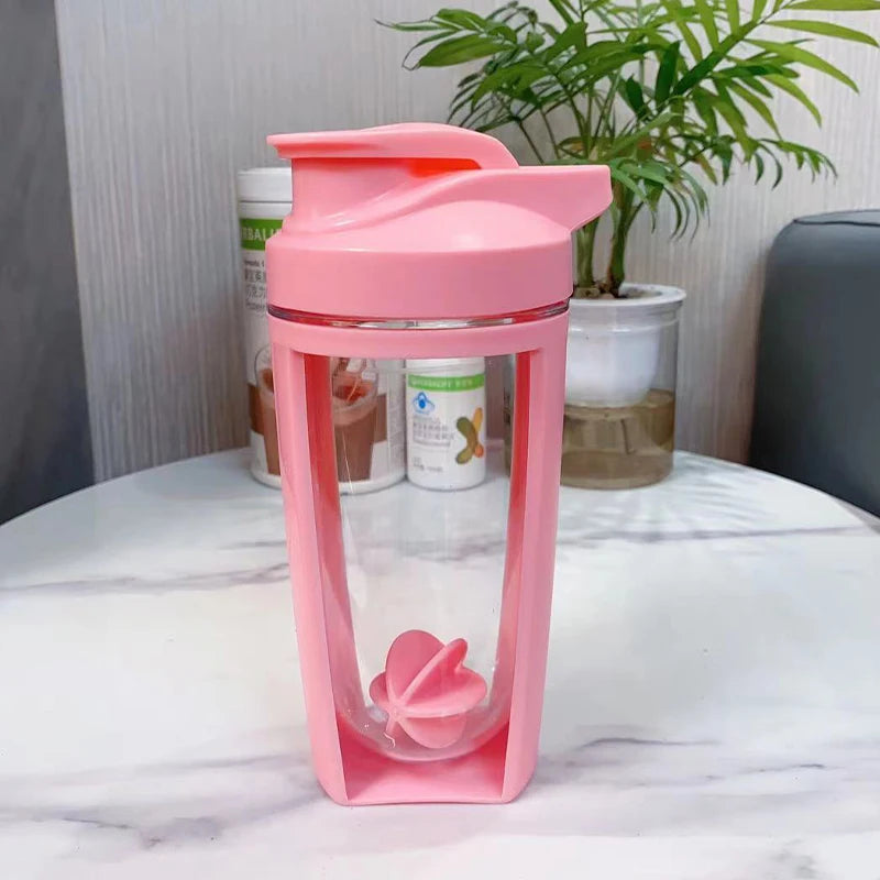 💪 Double-Layer Protein Shaker Cup – Portable Plastic Sports Water Bottle for Fitness &amp; Gym | Leak-Proof, Durable, &amp; BPA-Free