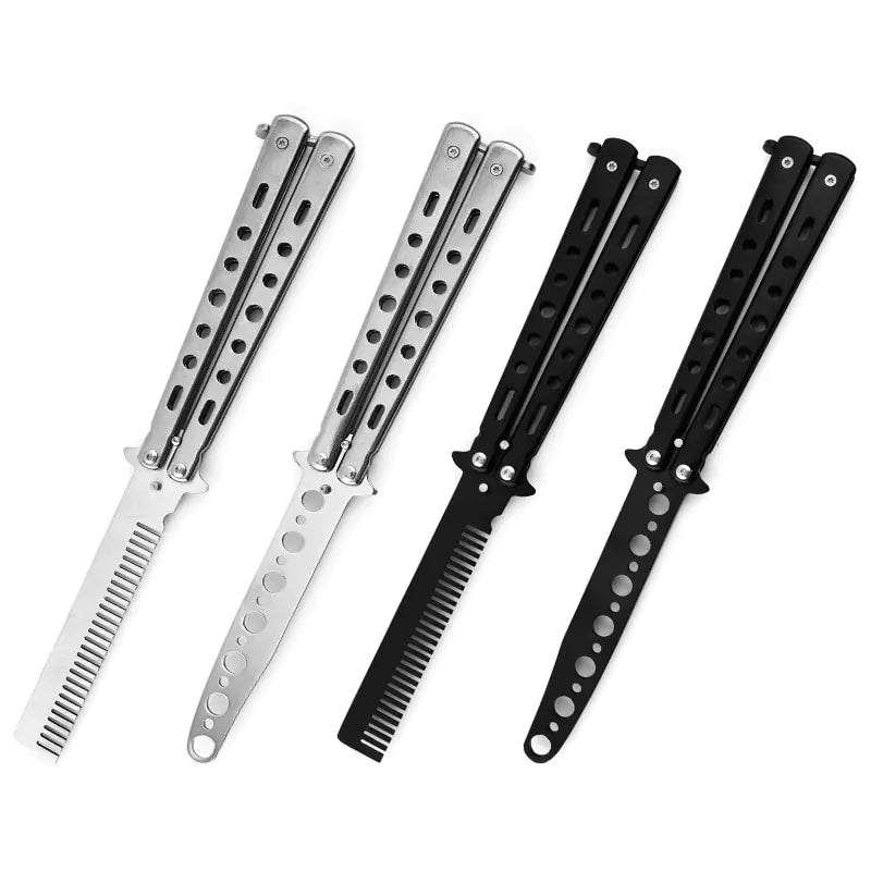 Foldable Stainless Steel Comb - Luminous Bear Shop