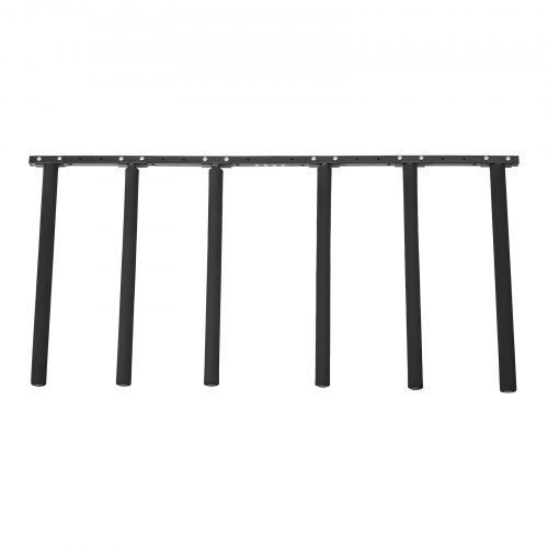 Surfboard Wall Mount, 5 Tiers Vertical Surfboard Rack for Storage and Display, Adjustable Metal Board Stand Organizer with Sponge Pad, Surf Board Holder for Snowboards, Kiteboards, Shortboard