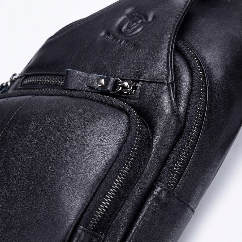 Leather Crossbody Chest Bag – Refined & Rugged
