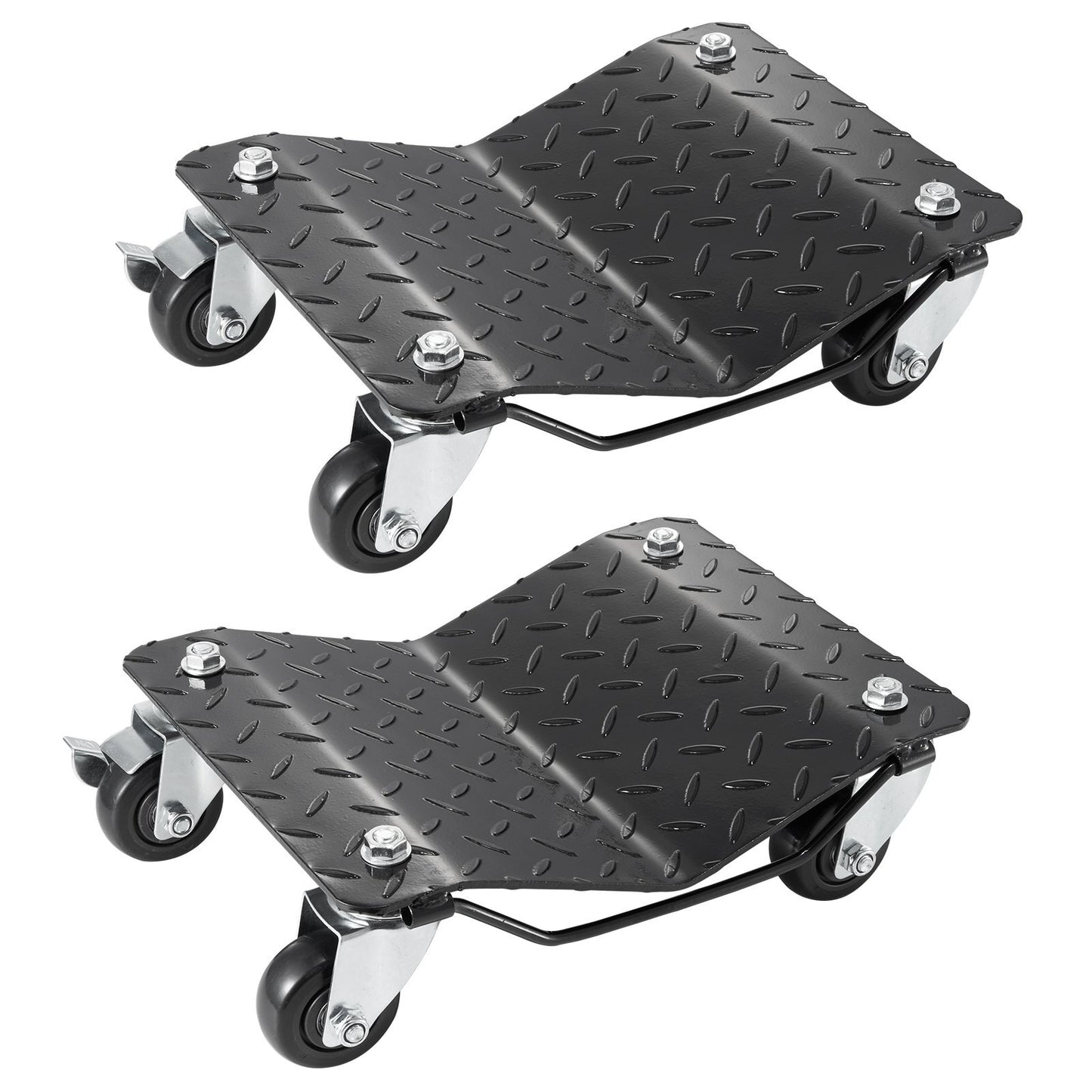 VEVOR Wheel Dolly, 3000 lbs/1360 kg Car Dollies, Wheel Dolly Car Tire Stake Set of 2 Piece, Heavy-duty Car Tire Dolly Moving Cars, Trucks, Trailers, Motorcycles, and Boats - Luminous Bear Shop