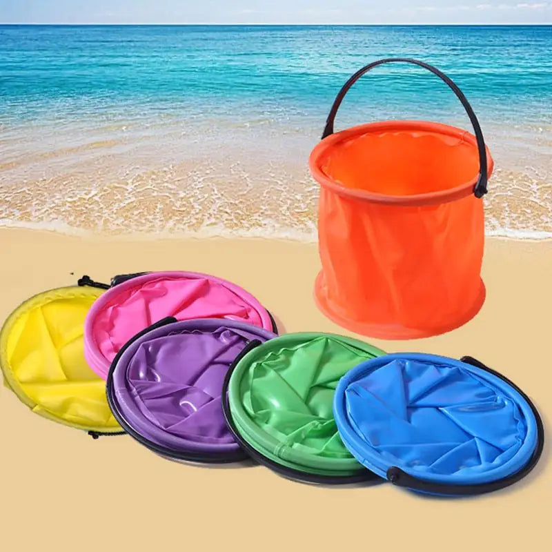 Foldable Beach Bucket - Luminous Bear Shop