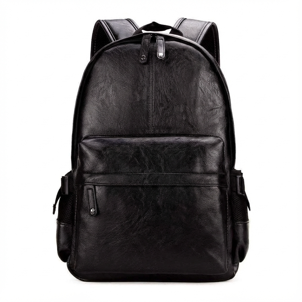 Leather Laptop Backpack – Scratch-Proof 15.6″ Carry