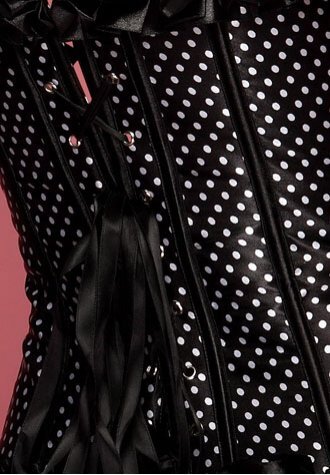 Strapless Polka Dot Corset