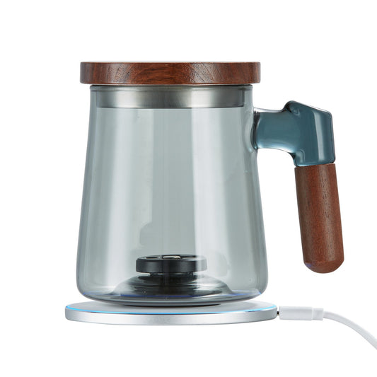 VEVOR Hydrogen Water Cup, 400 ml / 14.1 oz Hydrogen Generator, SPE Technology Portable Hydrogen Water Ionizer Machine with Wireless Charging Base, Hydrogen Rich Water Bottle Glass Health Cup - Luminous Bear Shop