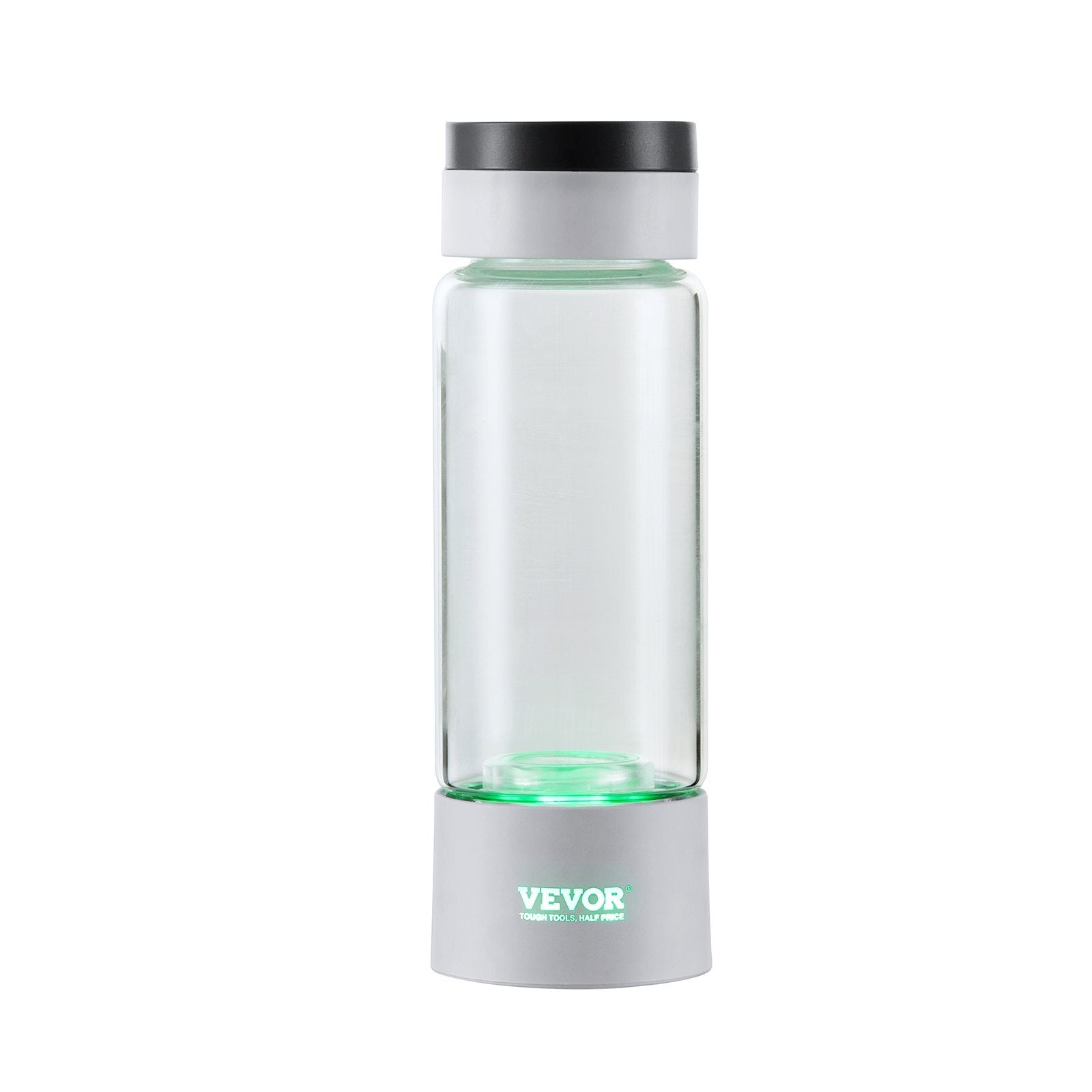 VEVOR Hydrogen Water Bottle Generator, 380 ml / 13.4 oz Capacity Portable Hydrogen Water Maker, SPE Technology Hydrogen Rich Water Ionizer Machine with Nasal Inhalation Tube and Self-Cleaning - Luminous Bear Shop