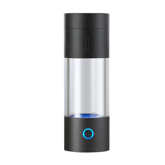 VEVOR Hydrogen Water Bottle Generator, 230 ml / 8.1 oz Capacity Portable Hydrogen Water Maker, SPE Technology Hydrogen Rich Water Ionizer Machine with Nasal Inhalation Tube and Self-Cleaning - Luminous Bear Shop