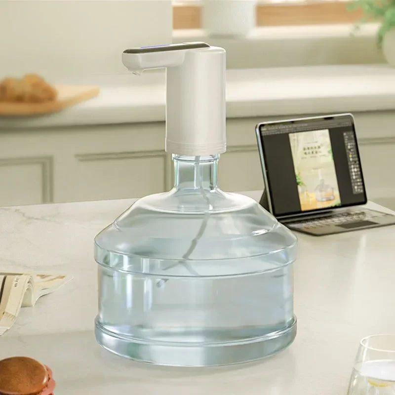 💧 Double Pump Powerful Automatic Water Dispenser – USB Rechargeable Portable Gallon Bottle Pump for Home, Kitchen, and Office