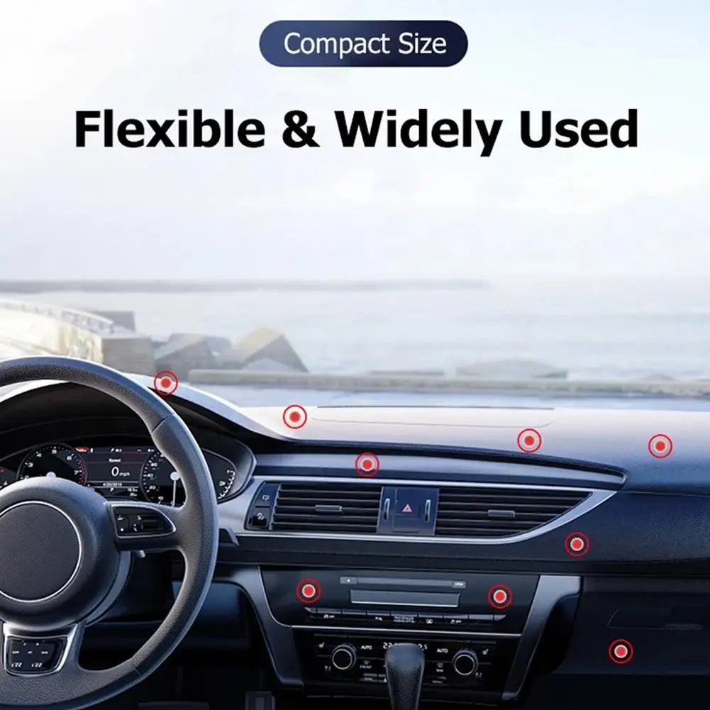📱 360° Rotating Magnetic Phone Holder – Universal Car Mount for 4 to 7.2 Inch Smartphones | Strong Magnet &amp; Signal Safe