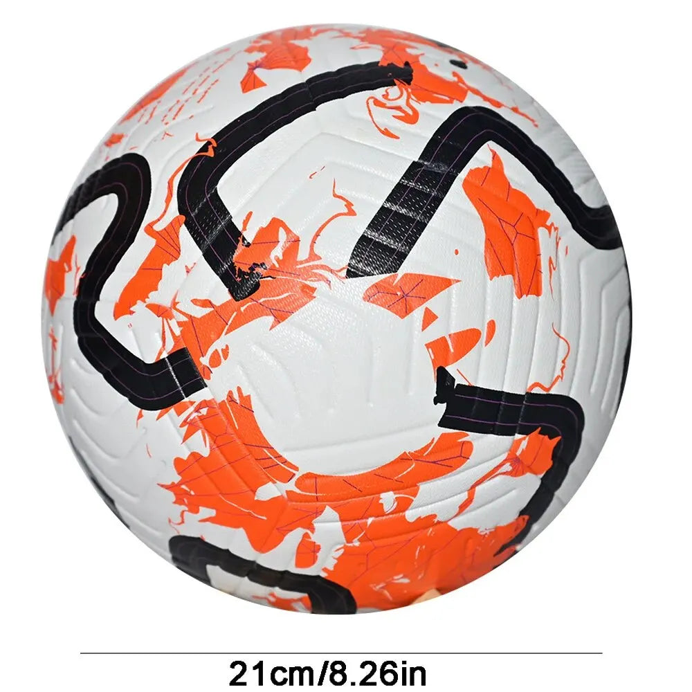 ⚽ Size 5 PU Soccer Ball – Durable Machine-Stitched Football for Training, Matches &amp; Recreational Play | Soft Touch, High Bounce, Pro Standard