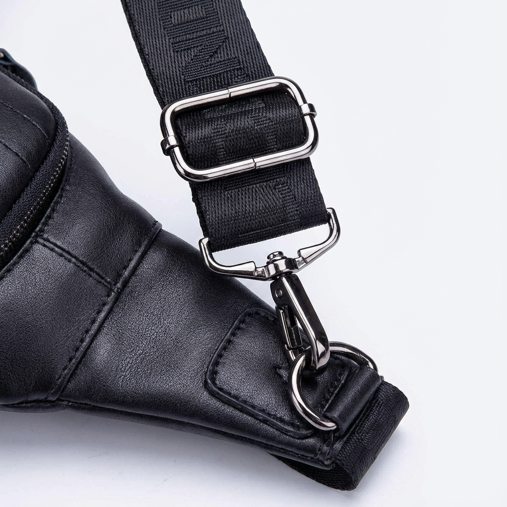 Leather Crossbody Chest Bag – Refined & Rugged