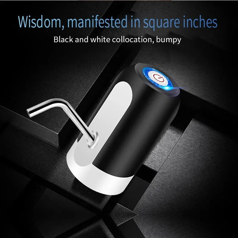 Wireless Automatic Water Dispenser – USB Rechargeable Bottle Pump with One-Touch Operation | Fits Large &amp; Small Water Barrels