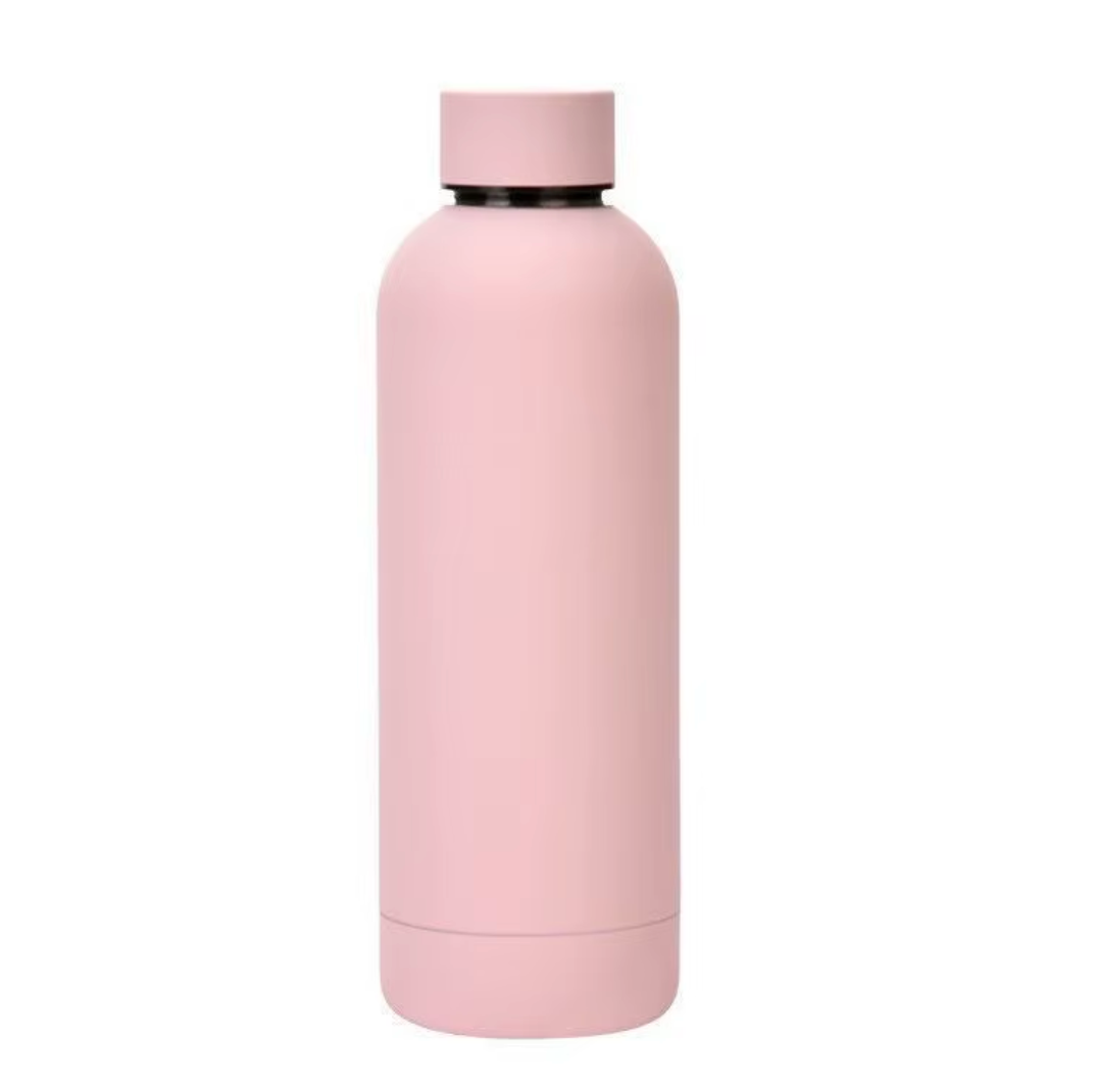 Aqualeeta  500ml Black Insulated Water Bottle