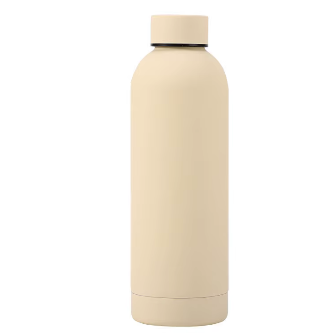 Aqualeeta  500ml Black Insulated Water Bottle