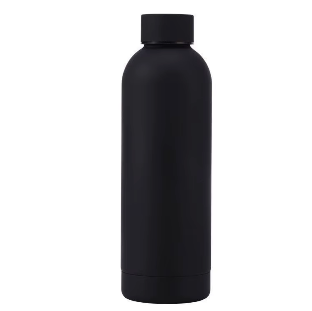 Aqualeeta  500ml Black Insulated Water Bottle