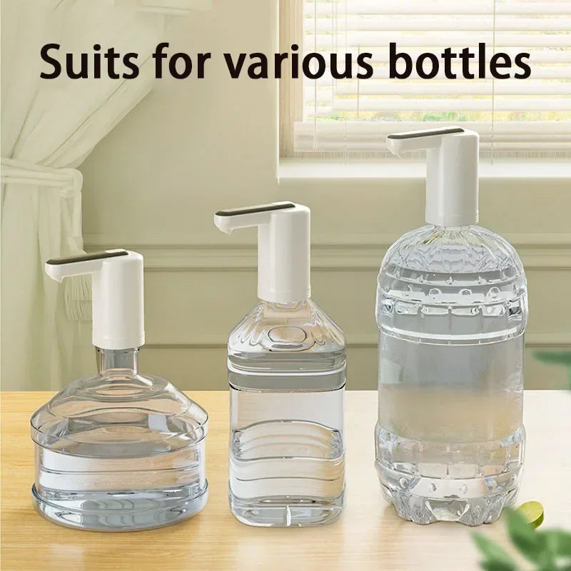 💧 Double Pump Powerful Automatic Water Dispenser – USB Rechargeable Portable Gallon Bottle Pump for Home, Kitchen, and Office