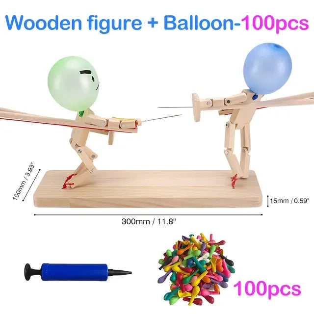 Two-Player Balloon Bamboo Game - Luminous Bear Shop