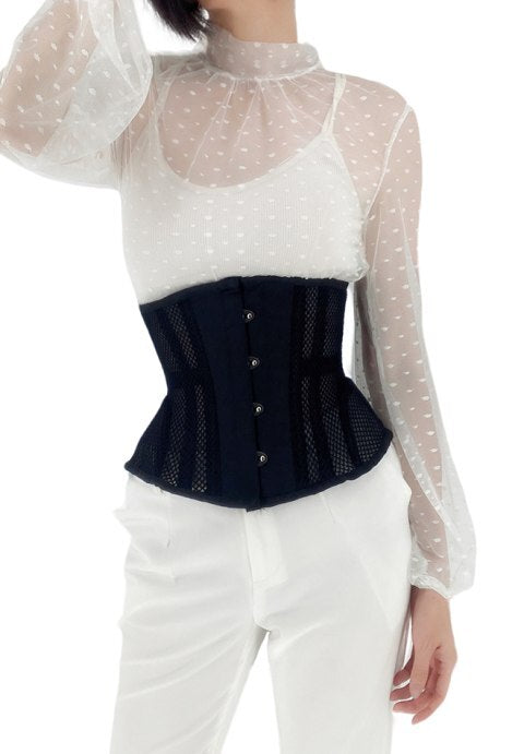 Women's Mesh Waist Cincher Underbust Corset