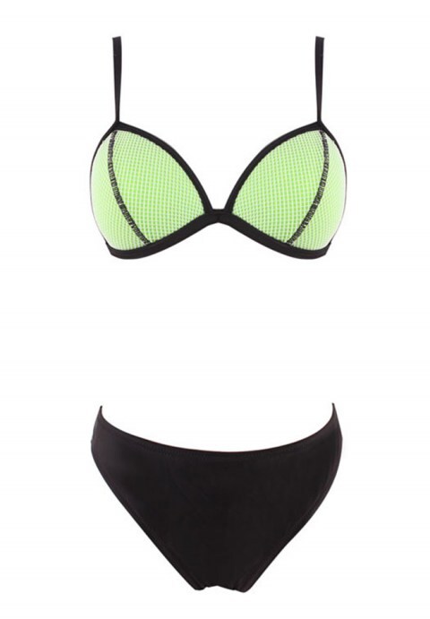 Women's Sexy Contrast Color Bikini Swimsuits