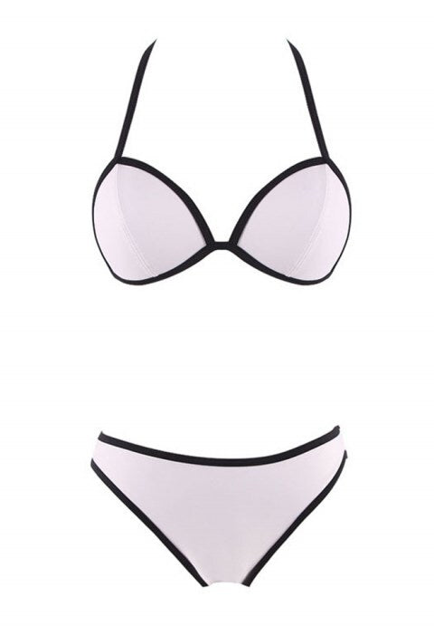 Women's Sexy Contrast Color Bikini Swimsuits