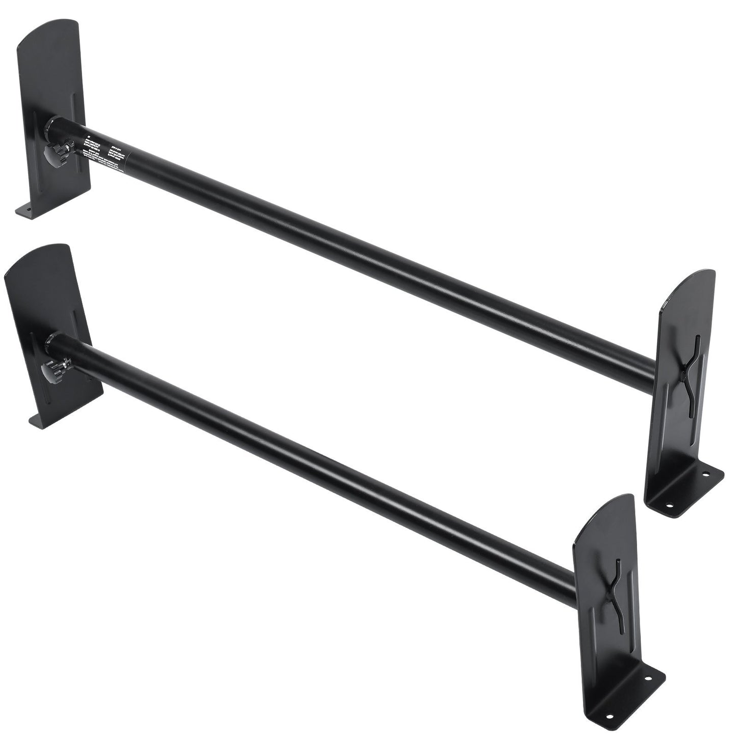VEVOR Van Roof Ladder Rack, 2 Bars Alloy Steel Roof Racks, 500 LBS Capacity Rain-Gutter Roof Rack, Adjustable Length 35.8"-57.5", Van Ladder Rack Compatible with Chevrolet Express, GMC Savana, etc - Luminous Bear Shop
