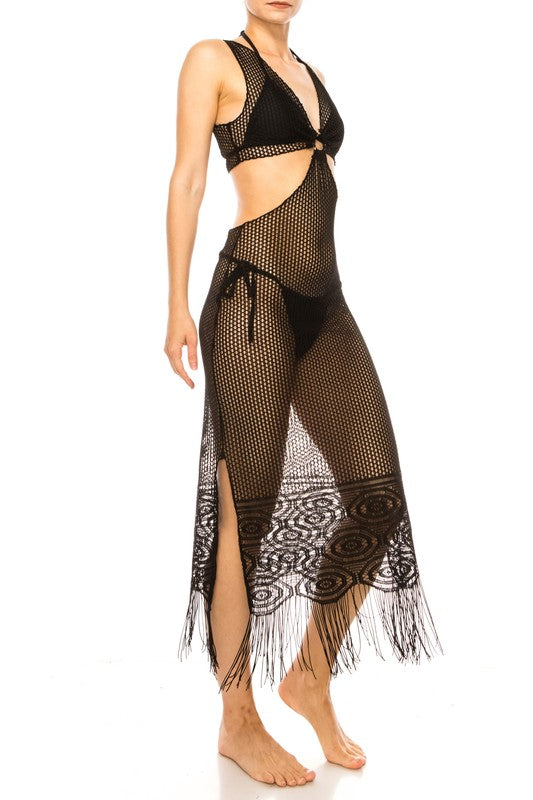 Relaxing Crochet with Tinsel Bottom Mid Cutout Cov - Luminous Bear Shop