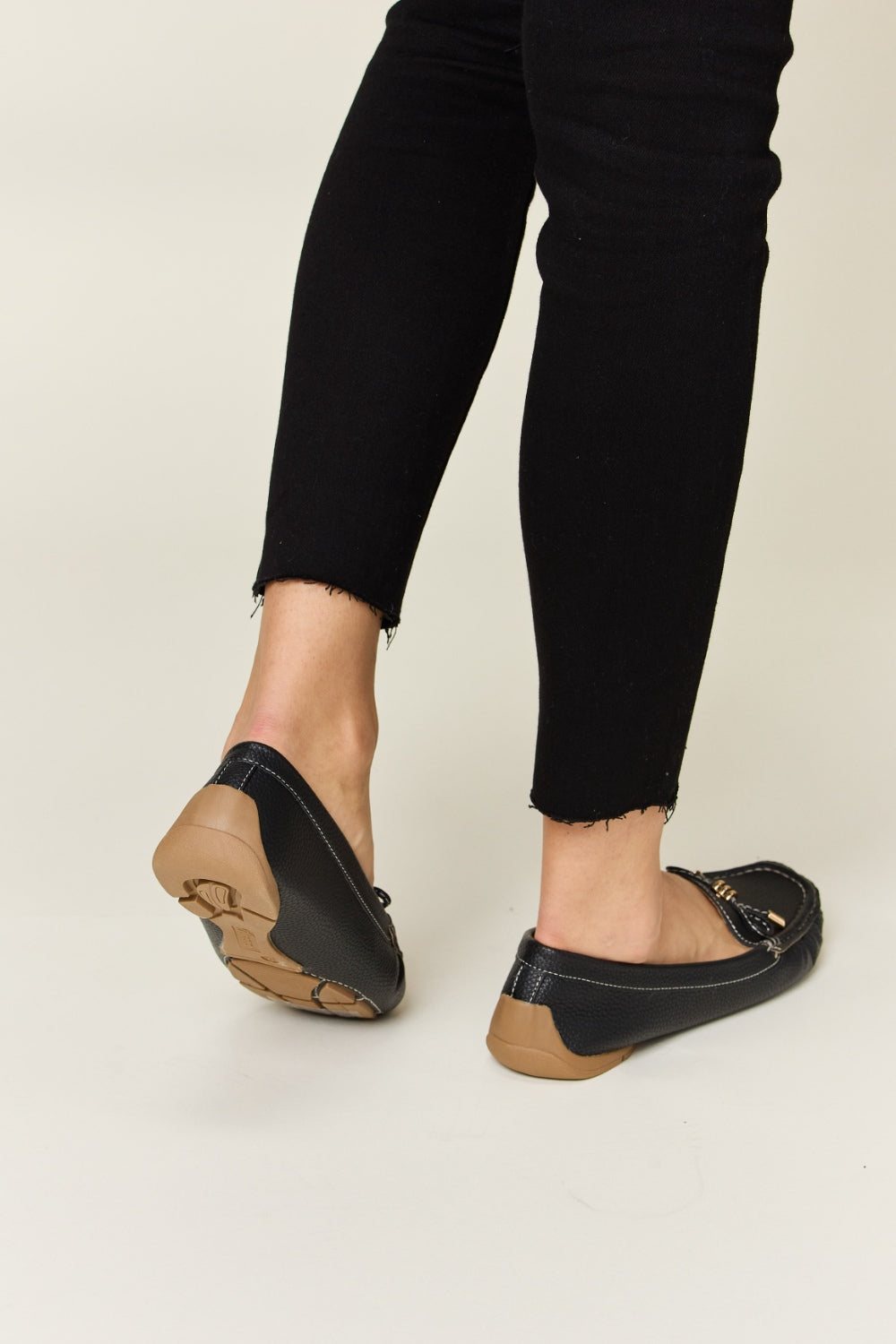 Forever Link Slip On Bow Flats Loafers - Luminous Bear Shop