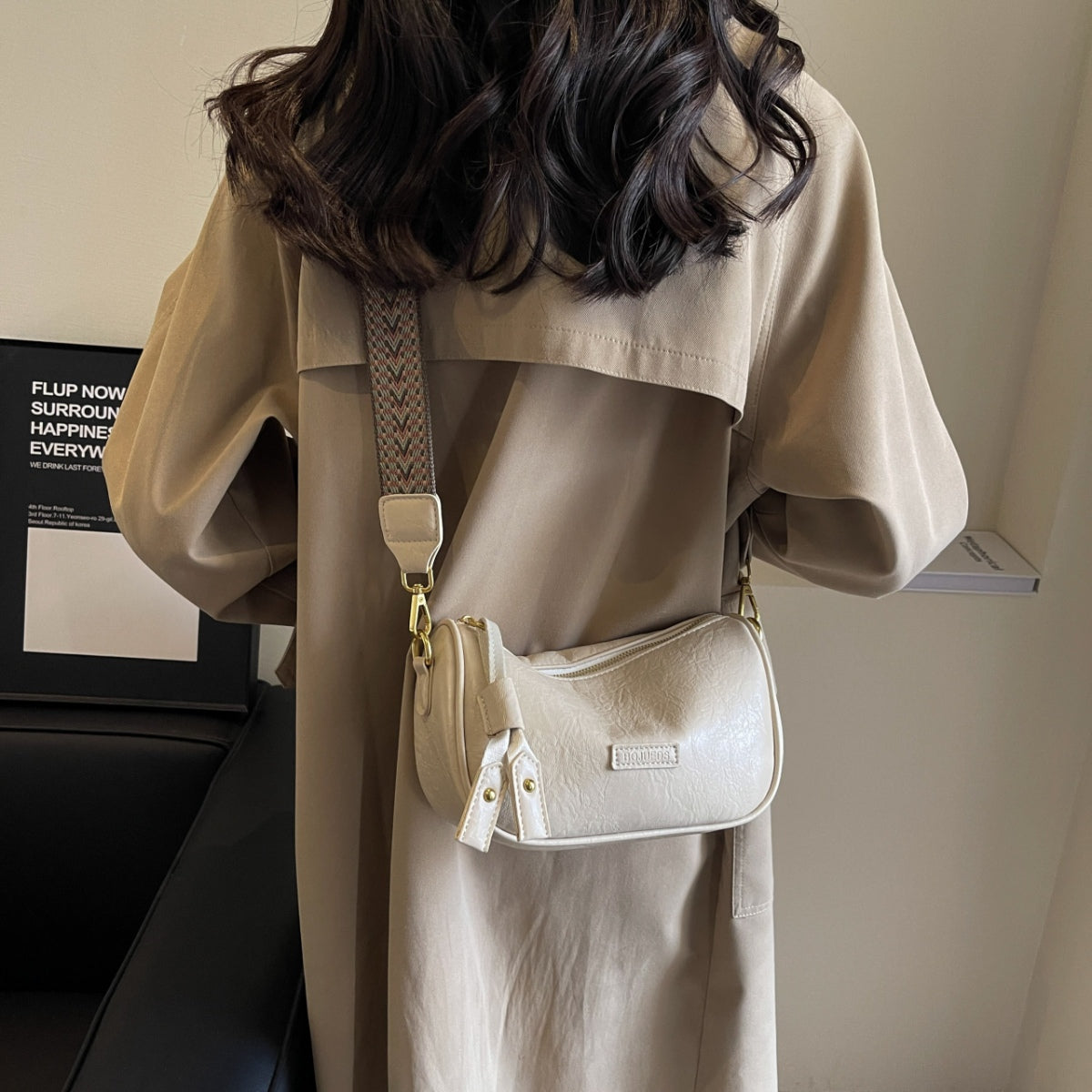 PU Leather Shoulder Bag - Luminous Bear Shop